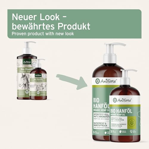 AniForte kaltgepresstes Hanföl 1 Liter- Naturprodukt für Hunde, Katzen und Pferde - 8