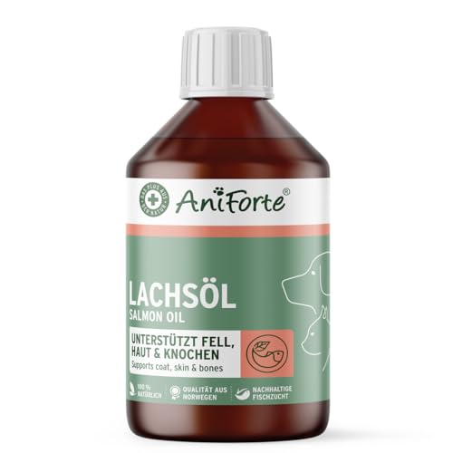 AniForte Omega-3 Lachsöl – 250 ml Naturprodukt für Hunde & Katzen