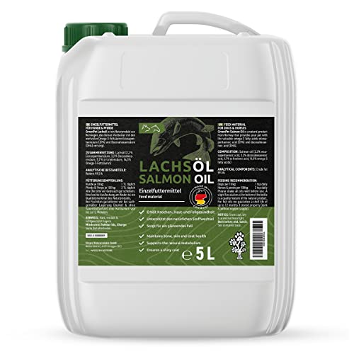 NaturaForte® 5 L echtes Lachsöl – Premiumqualität für Hunde & Pferde