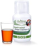 Aniforte Omega 3-Lachsöl 100ml- Naturprodukt für Hunde und Katzen
