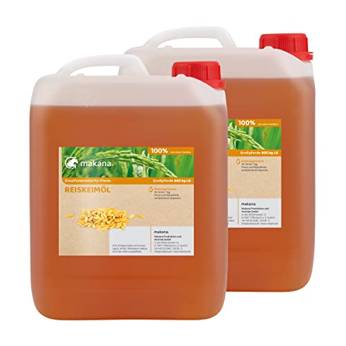 Makana Reiskeimöl für Tiere – 5 L Kanister, 2er Pack
