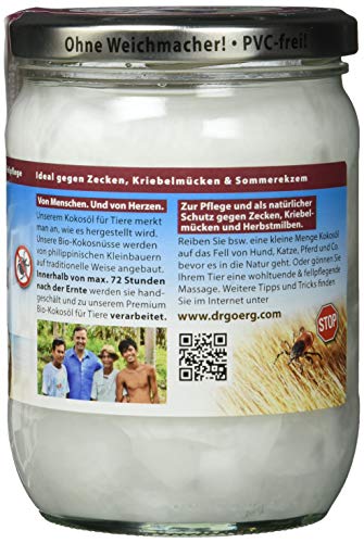Dr. Goerg Bio-Kokosöl für Tiere – 500 ml - 4