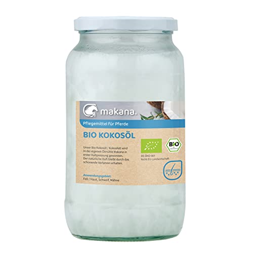 Makana BIO Kokosöl – Insektenschutz für Tiere, 900 ml Glas