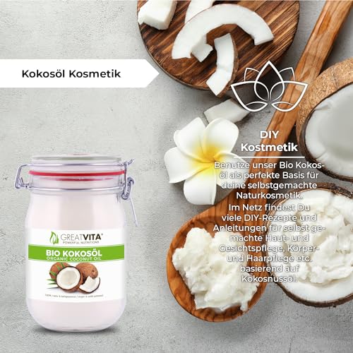 MeaVita Bio Kokosöl, nativ, 1er Pack (1 x 1000 ml) - 6