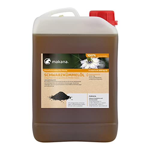 Makana Schwarzkümmelöl für Tiere, kaltgepresst, 3000 ml Kanister