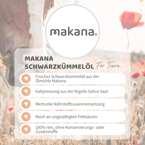 Makana ® Schwarzkümmelöl für Tiere, kaltgepresst, 100% rein, 3000 ml Kanister (1 x 3 l) - 2