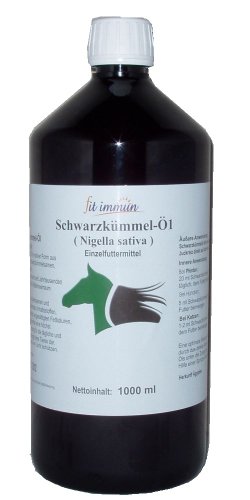 Schwarzkümmelöl für Pferde und Haustiere 1000 ml