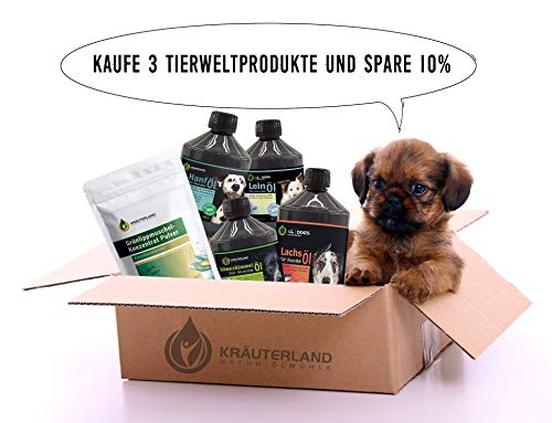 Schwarzkümmelöl 500ml ungefiltert für Hunde *** mühlenfrisch direkt vom Hersteller Kräuterland Natur-Ölmühle *** 100% naturrein *** - 4