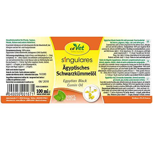 cdVet Naturprodukte Singulares Ägyptisches Schwarzkümmelöl 100 ml - 2