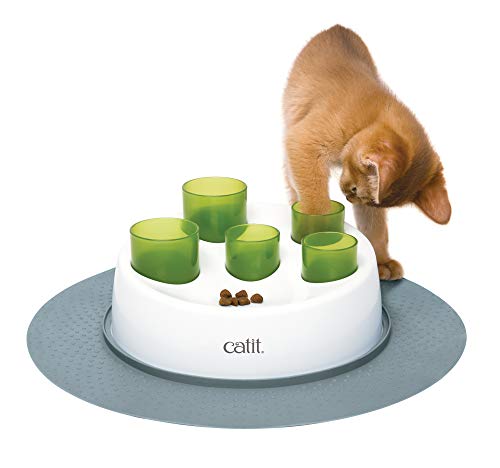 Catit Senses 2.0 Aktiv-Futternapf – Weiß/Grün