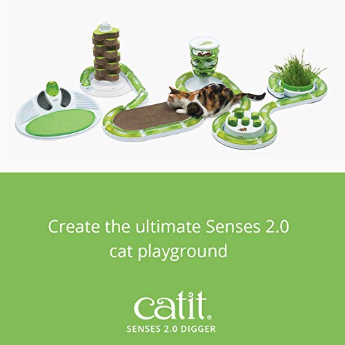 catit 42985W Senses 2.0 Aktiv-Futternapf, weiß/grün - 7