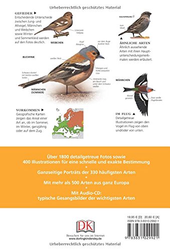 Vögel in Europa: Über 500 Arten mit Vogelstimmen-CD - 2