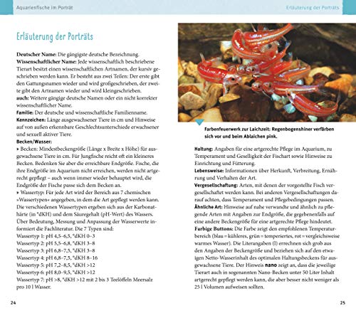Aquarienfische von A bis Z: Über 300 beliebte Süßwasserfische im Porträt. Plus: Fische fürs Nano-Aquarium, Garnelen & Co. (GU Der große Kompass) - 6