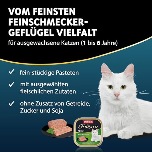 Animonda vom Feinsten 83254 Mix1 Geflügel-Kreationen 32 x 100 g – Katzenfutter - 2