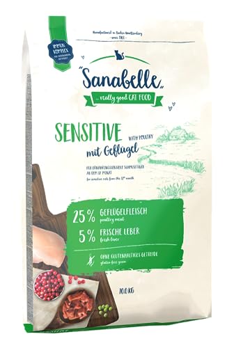 Sanabelle Sensitive mit Geflügel, 1er Pack (1 x 10 kg)