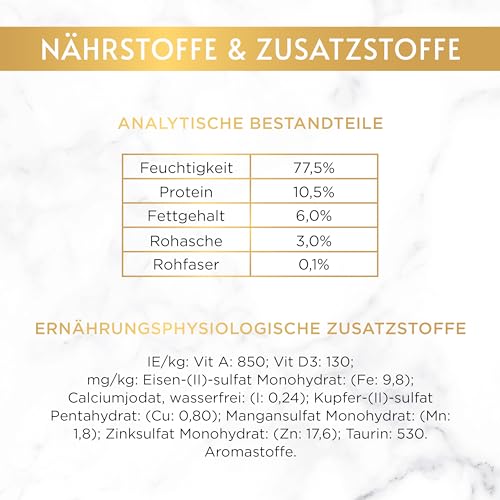 Gourmet Gold Katzenfutter Feine Pastete mit Thunfisch, 12er Pack (12 x 85 g) Dosen - 6