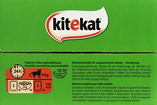 Kitekat Katzenfutter Bunte Vierfalt in Soße, 48 Beutel (1 x 48 x 100 g) - 3