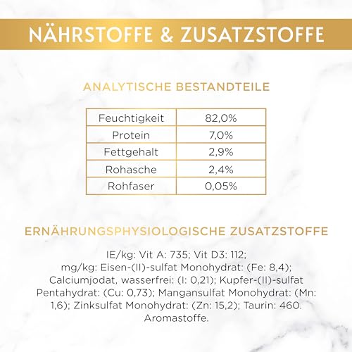 Gourmet Gold Katzenfutter Zarte Häppchen in Sauce mit Lachs und Huhn, 12er Pack (12 x 85 g) Dosen - 6