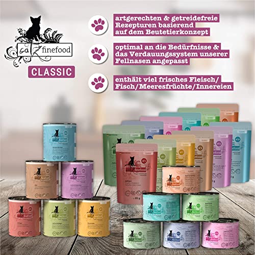 Catz finefood Katzenfutter Multipack II 6 x 400 g (No.15-No.25), 1er Pack (1 x 2.4 kg) - 2