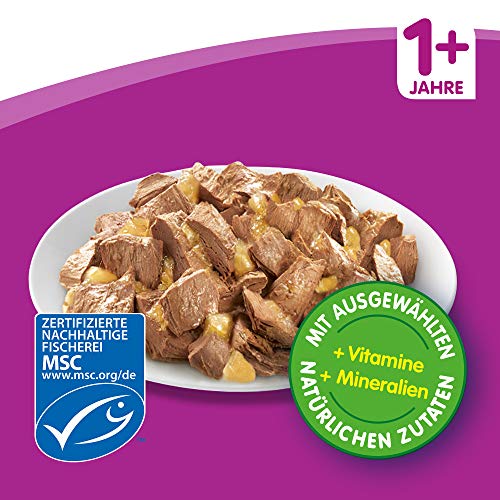 Whiskas 1+ Katzenfutter Fisch und Geflügelauswahl in Gelee, 84 Beutel (84 x 100 g) - 5