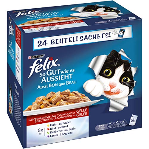 Felix So gut wie es aussieht Katzenfutter Fleisch Mix