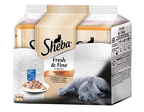 Sheba Fresh & Fine Katzenfutter Feine Vielfalt, 72 Beutel (72 x 50 g) - 2
