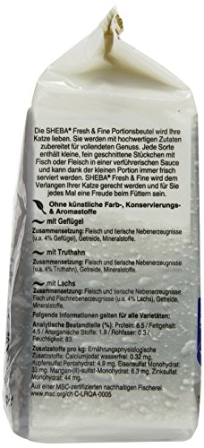 Sheba Fresh & Fine Katzenfutter Feine Vielfalt, 72 Beutel (72 x 50 g) - 4