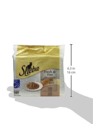 Sheba Fresh & Fine Katzenfutter Feine Vielfalt, 72 Beutel (72 x 50 g) - 6