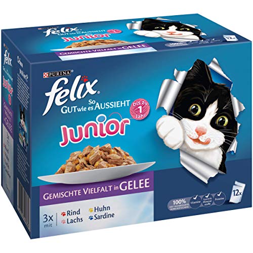 Felix So gut wie es aussieht Junior Katzenfutter