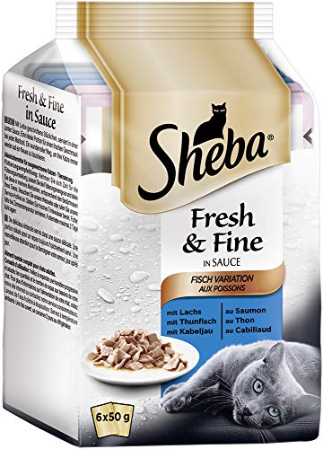 Sheba Fresh & Fine Katzenfutter Fisch (MSC) Variation, 72 Beutel (72 x 50 g) - 2