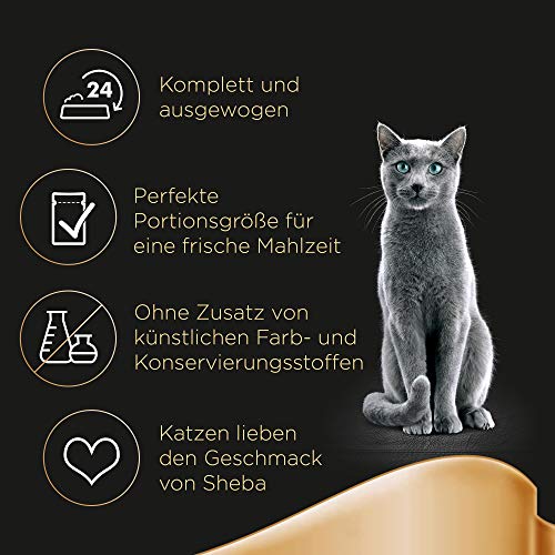 Sheba Fresh & Fine Katzenfutter Feine Vielfalt, 72 Beutel (72 x 50 g) - 3