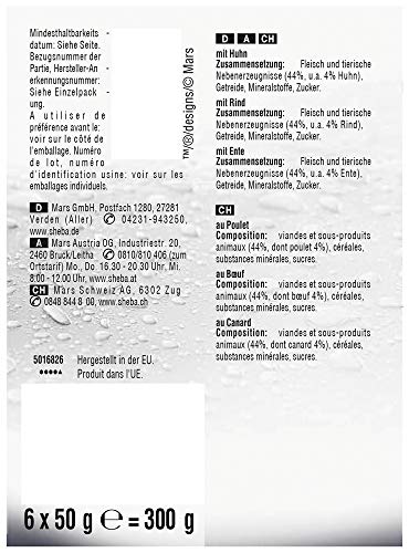 Sheba Fresh & Fine Katzenfutter Herzhafte Komposition, 72 Beutel (72 x 50 g) - 3