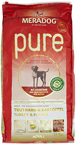 Mera Dog Pure Truthahn&Kartoffel getreidefrei, 1er Pack (1 x 12.5 kg)