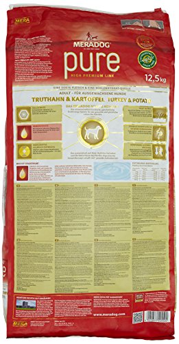 Mera Dog Pure Truthahn&Kartoffel getreidefrei, 1er Pack (1 x 12.5 kg) - 2