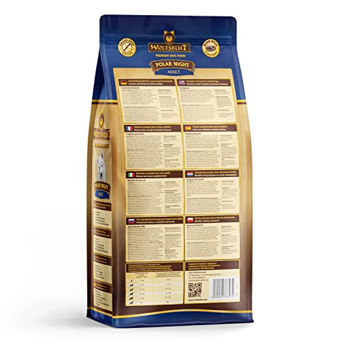 WOLFSBLUT Trockenfutter POLAR NIGHT Rentier + Kürbis für Hunde 2,0 kg - 2