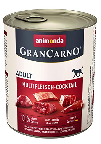 Animonda Gran Carno Hundefutter Adult Probierpack Adult Mix 2 (6 x 800 g) - 2