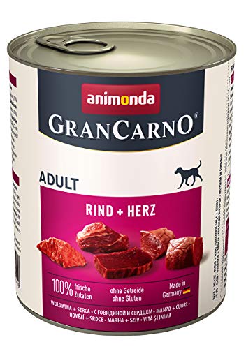 Animonda Gran Carno Hundefutter Adult Probierpack Adult Mix 1, 1er Pack (1 x 6 x 800 g) - 3