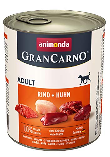 Animonda Gran Carno Hundefutter Adult Probierpack Adult Mix 1, 1er Pack (1 x 6 x 800 g) - 4