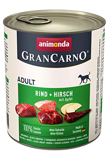 Animonda Gran Carno Hundefutter Adult Probierpack Adult Mix 1, 1er Pack (1 x 6 x 800 g) - 6