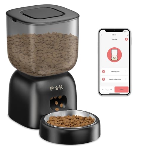 PUPPY KITTY Futterautomat Katze mit 2,4G WiFi App-Steuerung