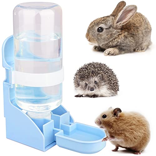 500ml Haustier Automatischer Wasserspender, [Boden/Hänge Doppelzweck] Diyife Kleintier Trinkflasche Abnehmbar und Leicht zu Reinigen, für Hamster Häschen Chinchilla Igel Eichhörnchen Frettchen