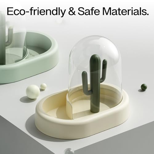 Automatischer Futterspender Hamster, Kleintier Futterspender, Hamster Zubehör, Hamster Napf, Für Hamster, Vögel, Tauben, Papageien, Mini-Igel (Gelb) - 4