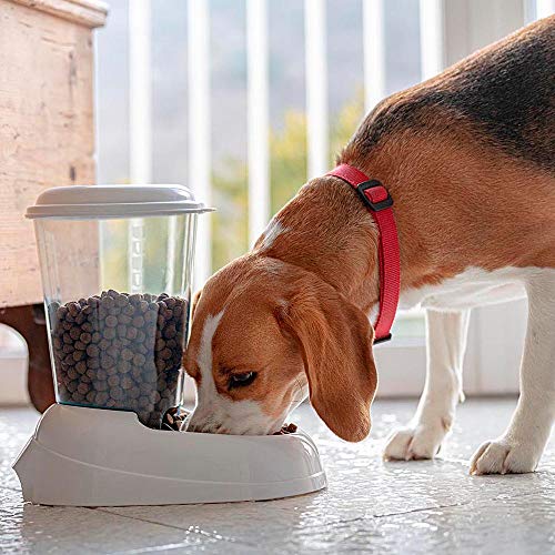Ferplast 71970099W1 Futterspender ZENITH, für Katzen und Hunde, 3 Liter, weiss - 3