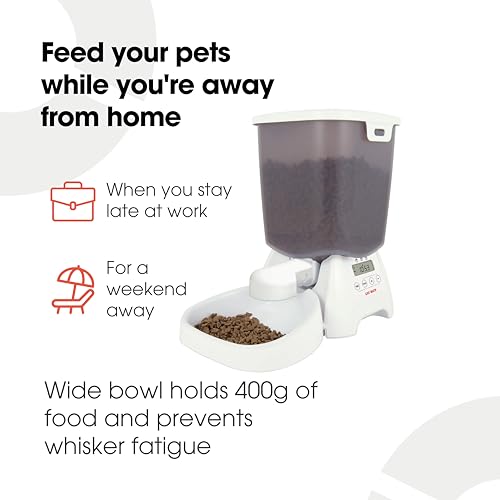 Pet Mate C3000 Trockenfutter-Automat, 3 kg Füllmenge - 3