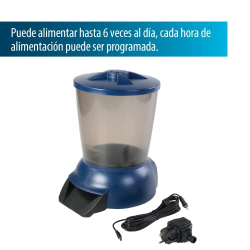 AquaForte Futterautomat Fish Feeder wahlweise mit Batteriebetrieb und/oder 12 V Trafo - 3