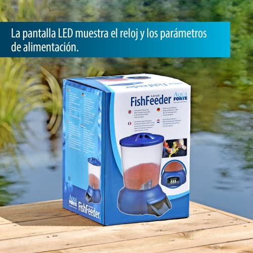 AquaForte Futterautomat Fish Feeder wahlweise mit Batteriebetrieb und/oder 12 V Trafo - 5