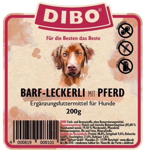 DIBO Barf-Leckerli mit Pferd - 6