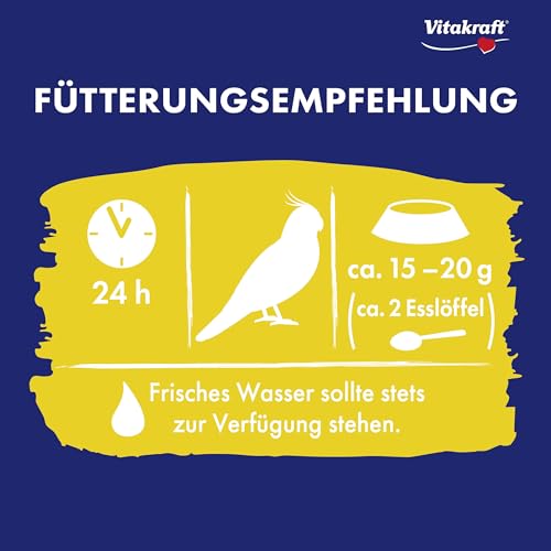 Vitakraft Menü Vogelfutter für Großsittiche, 3kg - 4