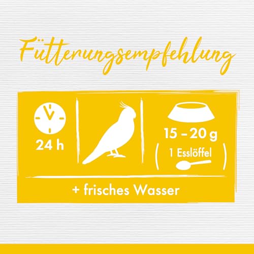 Vitakraft Vogelfutter Grosssittich Menü, 5x 1kg - 6