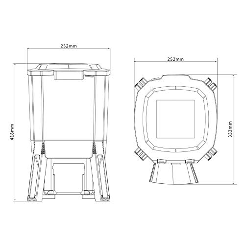 Wiltec CFF-206 solarbetriebener Fischfutter Automat - 4